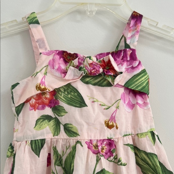 Janie and Jack Pink Floral Dress - Picture 4 of 7